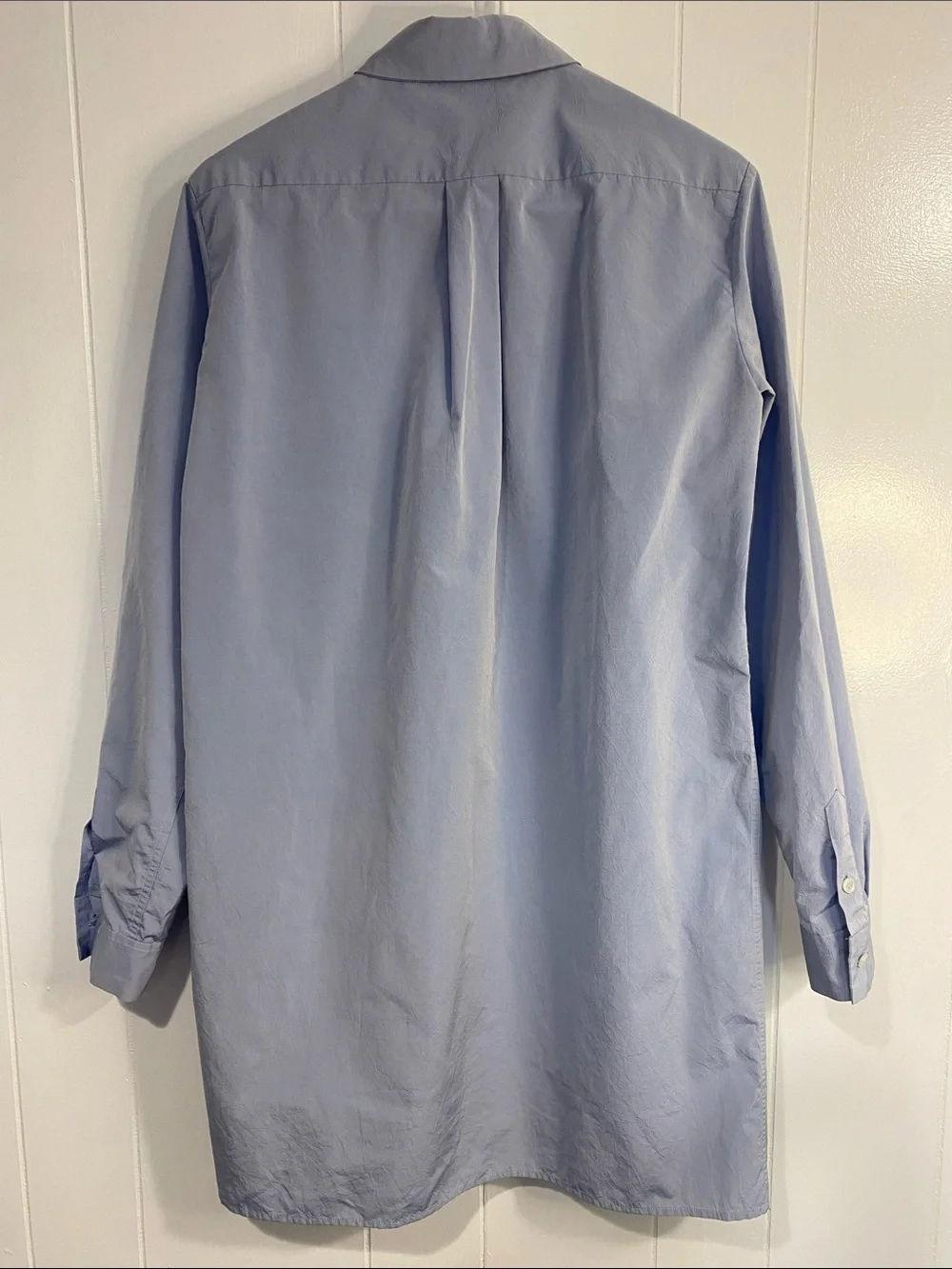 Vintage/Y2K Michael Kors Made in Italy Blue Chambray Longline Tunic Shirt Dress